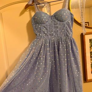 Blue dress